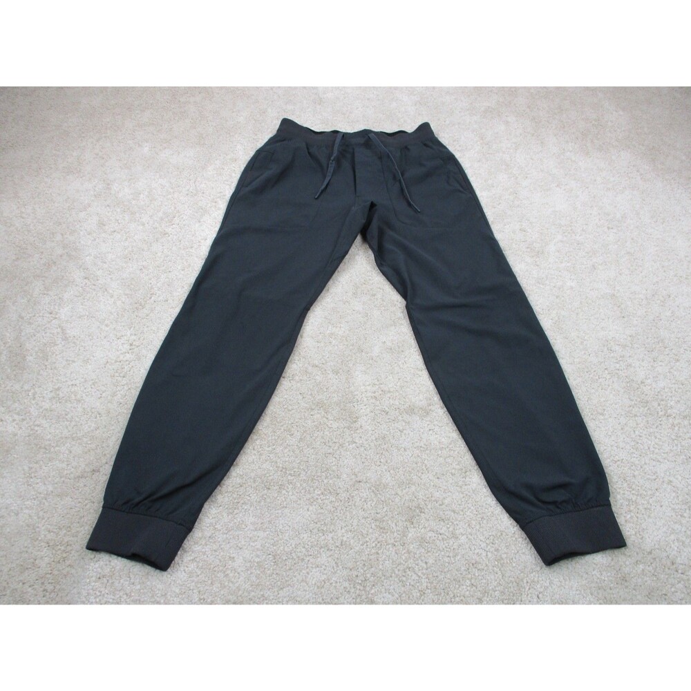 Lululemon ABC Jogger Pants Mens Small Black Performance Tapered Leg Athleisure